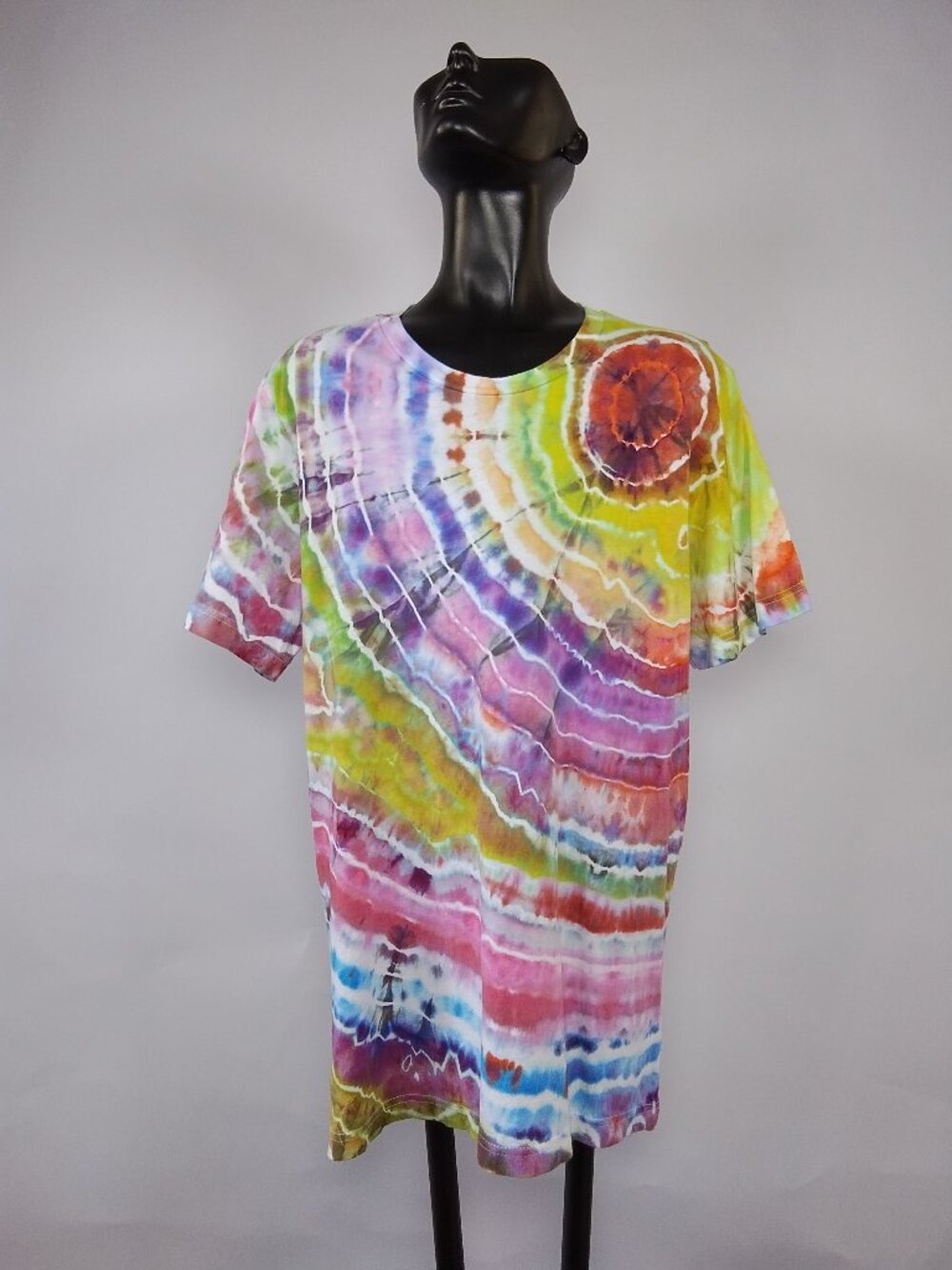 Medium Unisex Bella-Canvas 3001C “Geode” Ice Dyed T-Shirt